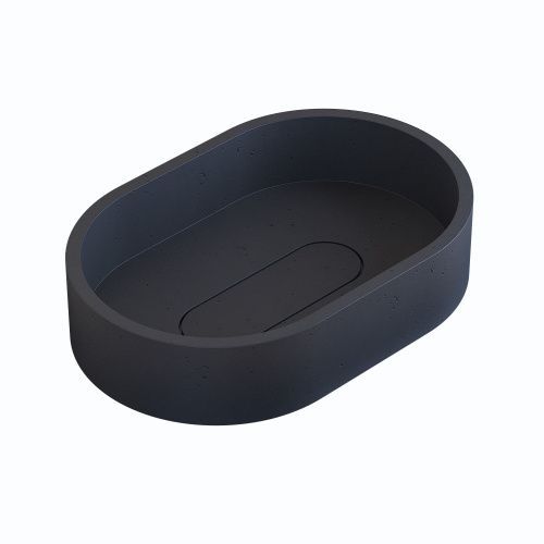 Раковина из искусственного камня Uperwood London 291020215 60х40 накладная цвет серый