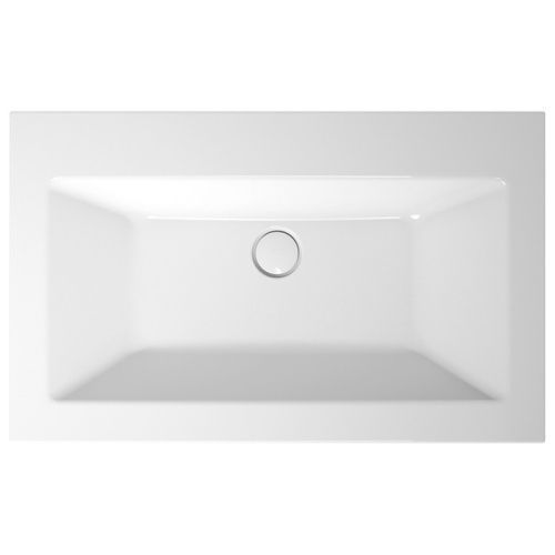 Раковина из нержавеющей стали Bette Loft A230-000 80 см встраиваемая цвет белый без отверстий под смеситель