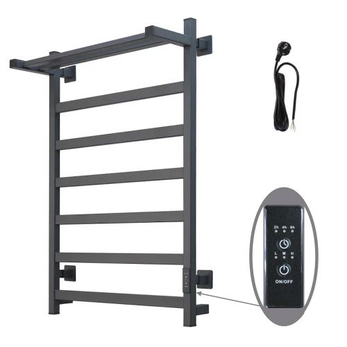 Полотенцесушитель электрический Тругор Пэк сп ПЭКсп20квП/8050графВГП 55х80 серый