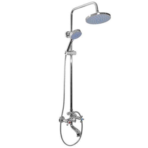 Душевая стойка Fauzt FZs-302 настенная цвет хром