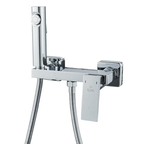 Гигиенический душ со смесителем Rose R1805-1 хром