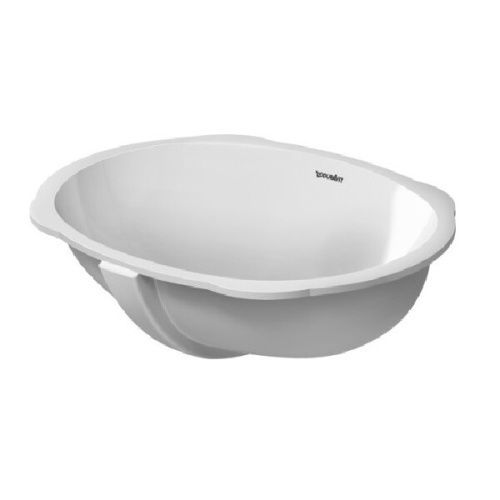 Раковина керамическая Duravit Santosa 466510000 50х40 встраиваемая цвет белый без отверстий под смеситель