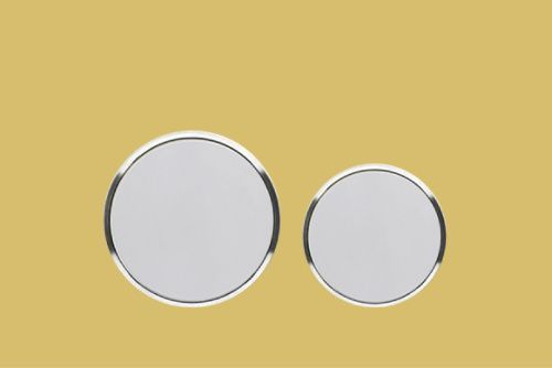 Клавиша смыва механическая AltroBagno Beni aggiuntivi AltroBagnoPFP006E2Q цвет хром/бежевый