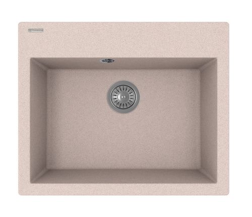Кухонная мойка Florentina Тоскана 620 17.050.D0620.107 60х50 цвет бежевый поверхность матовая