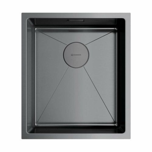 Кухонная мойка Omoikiri TAKI 4973106 40х45 цвет вороненая сталь поверхность полированная