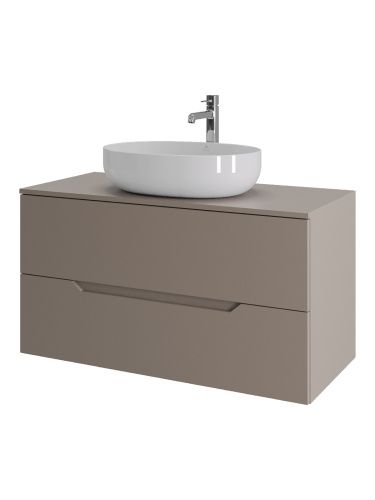 Тумба с раковиной Orange Line Li-100TuLMDF+B05-520W 100х50