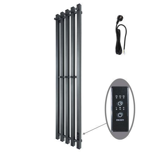 Полотенцесушитель электрический Маргроид Inaro профильный Inaro-12024-1081-7024 25х120 серый