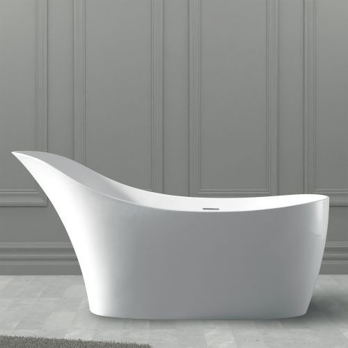 Ванна из искусственного камня Abber Stein AS9618 170х75 отдельностоящая овальная с ножками