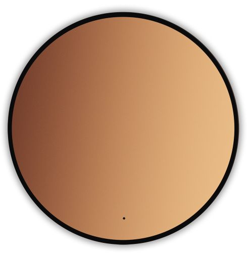 Зеркало с подсветкой Azario Monaco-BLACK LED-00002769 100х100 подвесное