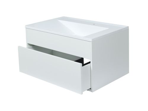 Тумба под раковину Uperwood Lotus 39340205460 80х50 подвесная цвет белый