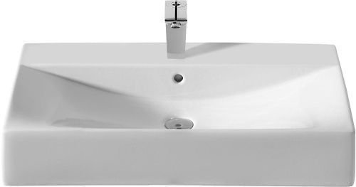 Раковина керамическая Roca DIVERTA 7.3271.1.000.0 80х40 подвесная цвет белый 1 отверстие под смеситель