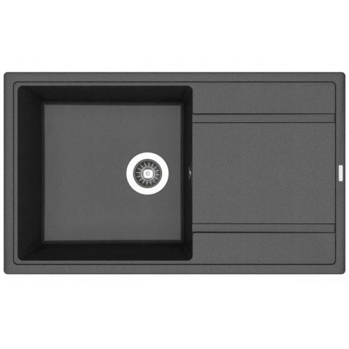 Кухонная мойка Florentina Липси 860 20.130.D0860.302 85х50 цвет черный поверхность матовая