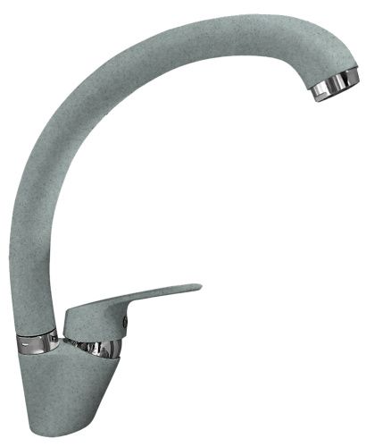 Смеситель для кухни Granfest Z3323 серый на мойку серый