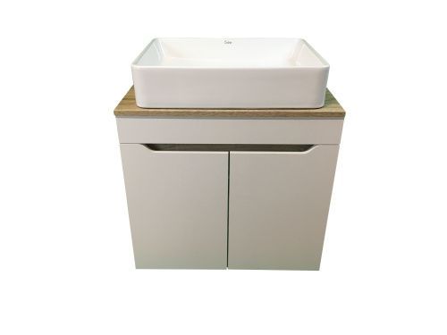 Тумба с раковиной Sintesi STL.W7024_SIN-LVB-APP-407 60х60 подвесная цвет коричневый