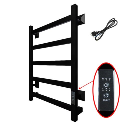 Полотенцесушитель электрический Тругор Пэк сп Пэксп20кв/6050черныйВГП 55х60 черный