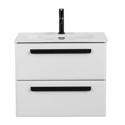 Тумба под раковину Cezares ECO-CER ECO-CER-N-600-2C-SO-BL 60х50 подвесная цвет белый