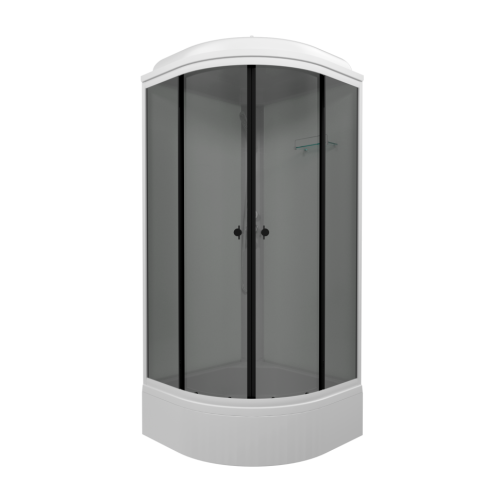 Душевая кабина Тритон Грэй Щ0000066463 90х90 четверть круга с крышей ориентация универсальная
