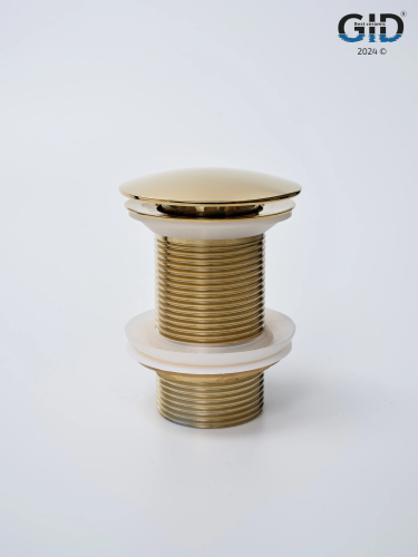 Донный клапан Gid Minucia 73301K золото