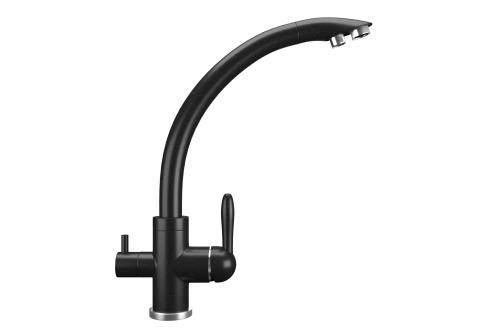 Смеситель для кухни Ulgran Classic U-017-344 на мойку черный