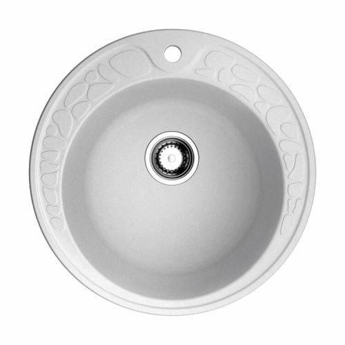 Кухонная мойка Omoikiri Tovada 4993365 50х50 цвет белый поверхность полированная