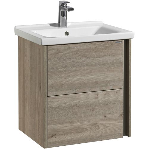 Тумба под раковину Aquaton Стоун 1A231401SX850 60х40 подвесная цвет коричневый