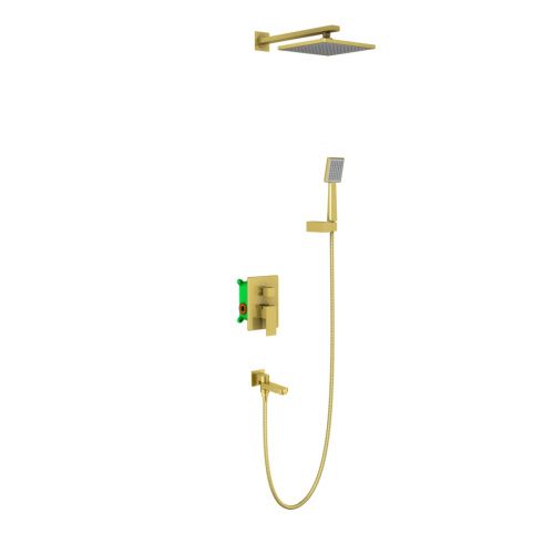 Душевая система Timo Selene SX-3069/17SM встраиваемая в стену цвет золото