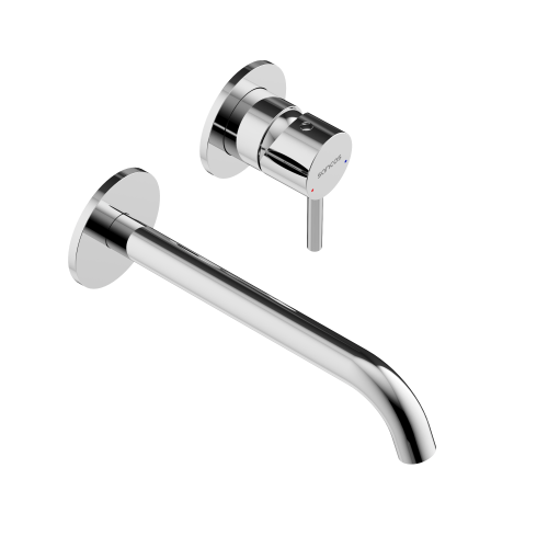 Смеситель для раковины Sancos Etna SC9004CH встраиваемый в стену хром