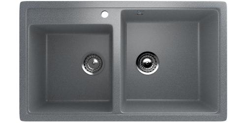 Кухонная мойка Ulgran Classic U-200-309 85х50 цвет серый