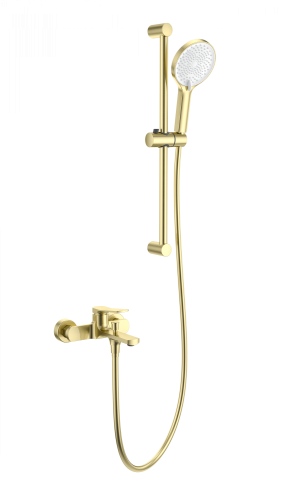 Душевой гарнитур Wonzon & Woghand  WW-C2036-BG настенный золото