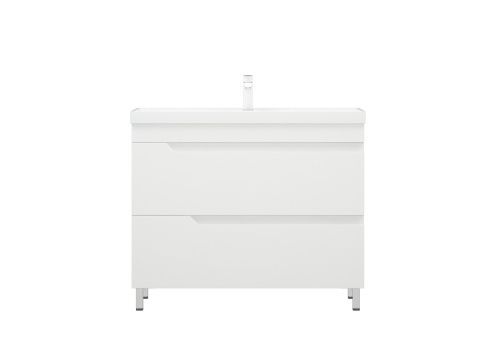Тумба под раковину Corozo Юрма SD-00001634 100х40 напольная цвет белый