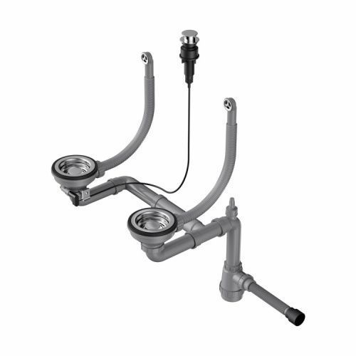 Слив-перелив Omoikiri WK-2-R-A 4956506 нержавеющая сталь