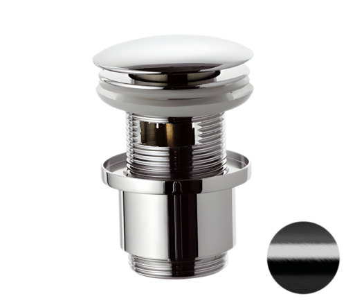 Донный клапан Remer 905CC2114CFP черный