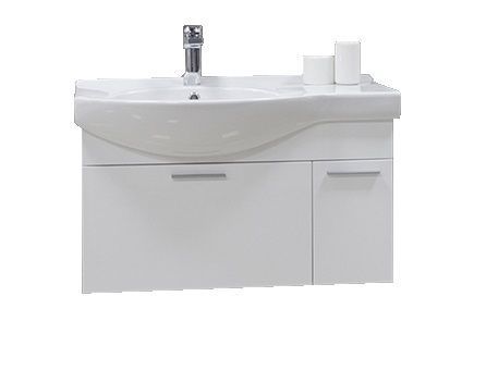 Тумба под раковину Aquaton Инди 1A188401ND010 80х40 подвесная цвет белый