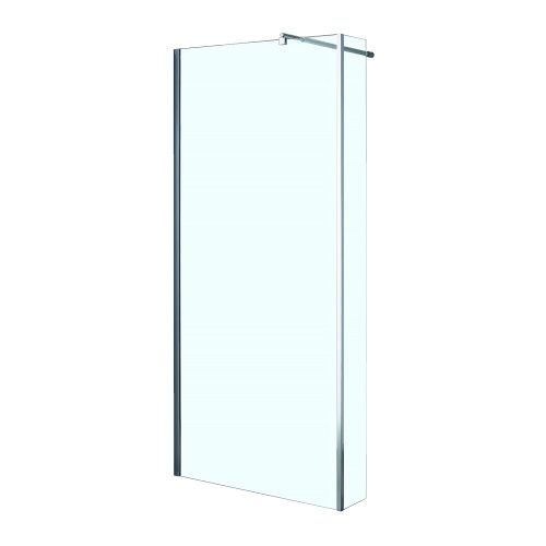 Душевая перегородка Loranto CS-L801 140 140х195 стекло прозрачное профиль хром