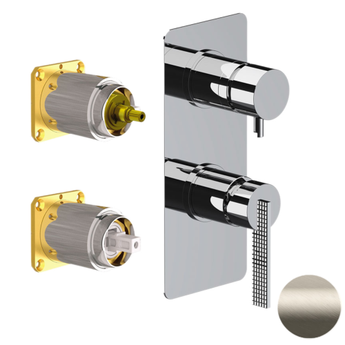 Смеситель для душа Daniel Club ANC612D3KBXV встраиваемый в стену сталь