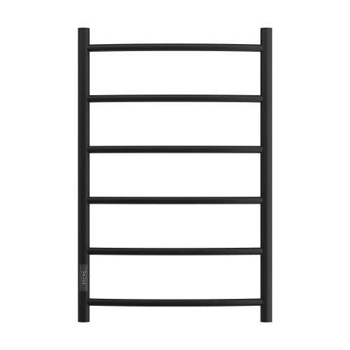 Полотенцесушитель электрический Point Афина PN04758B 55х80 черный