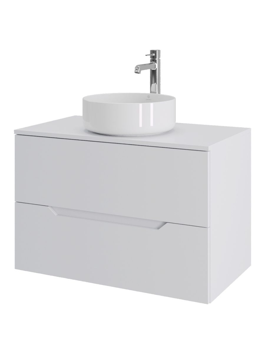 Тумба с раковиной Orange Line Li-80TuwMDF+B09-360W 80х50