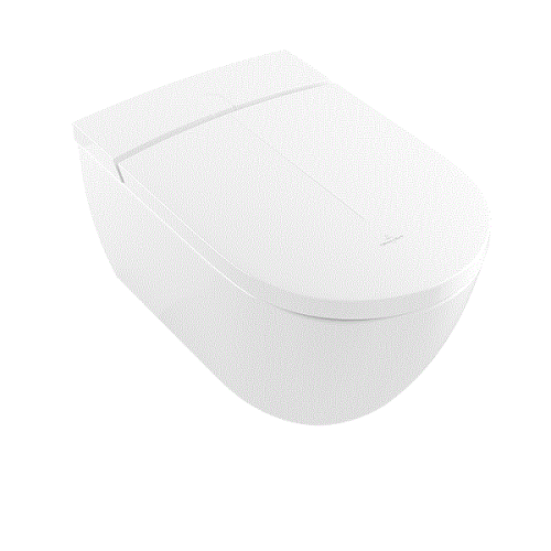 Унитаз подвесной Villeroy Boch Viclean V0E100R1 белый с сиденьем микролифт каскадный смыв