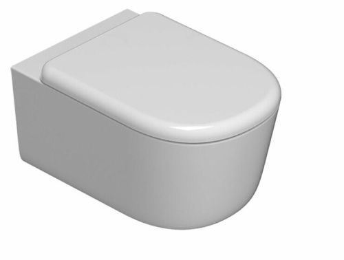 Чаша унитаза подвесная Globo Lalita LTS02BI цвет белый без сиденья безободковая смыв торнадо