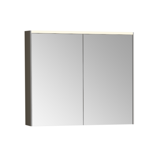 Зеркало-шкаф Vitra Core 66911 80х70 подвесной цвет черный