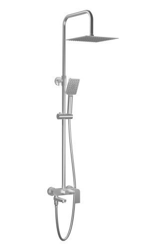 Душевая стойка AQG Alpha 21NITC25ASB11 настенная цвет никель