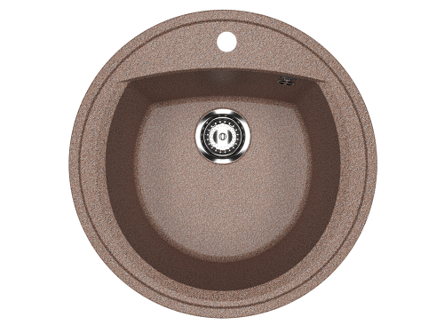 Кухонная мойка Ulgran Classic U-603-307 50х50 цвет коричневый