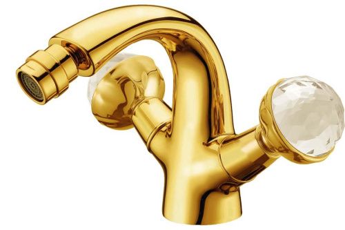 Смеситель Boheme Imperiale Presente 336 на биде золото