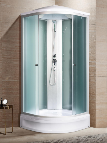 Душевая кабина River NARA LIGHT 10000006220 90х90 четверть круга с крышей ориентация универсальная