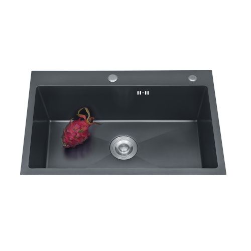 Кухонная мойка Azario Mia AZB6050M 60х50 цвет оружейная сталь поверхность полированная