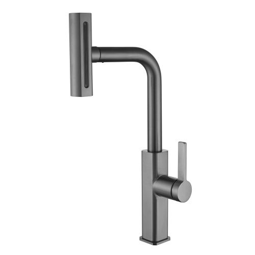 Смеситель для кухни Fmark FS8266Q на мойку графит