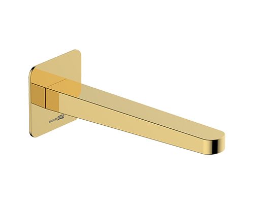 Излив Wasserkraft Ems 7600 A305 встраиваемый в стену золото