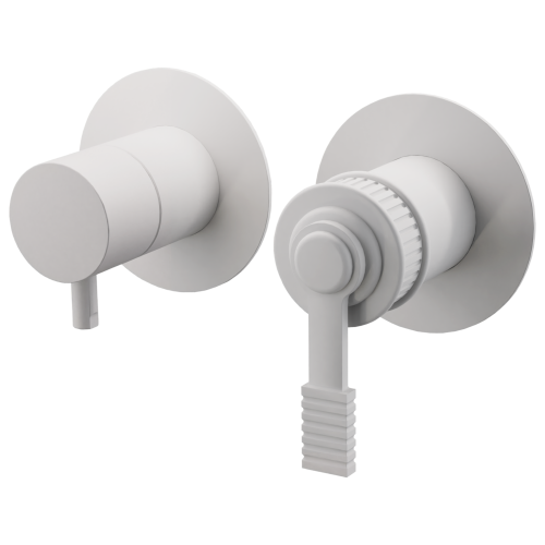 Смеситель для душа Remer Atelier AL93ZPBO встраиваемый в стену белый