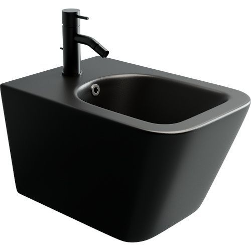 Биде подвесное Ceramica Nova METRIC CN3008MB цвет черный