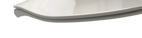 Унитаз подвесной CeramaLux CL2101 белый с сиденьем микролифт безободковый каскадный смыв - фото 4